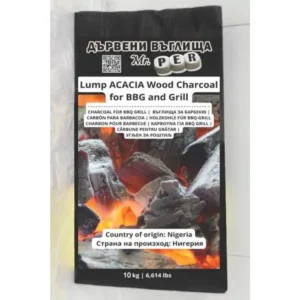 Снимка Дървени Въглища Mr PER кг Нигерия въглища акация Акациеви Дървени въглища Mr PER® 10 кг от Нигерия