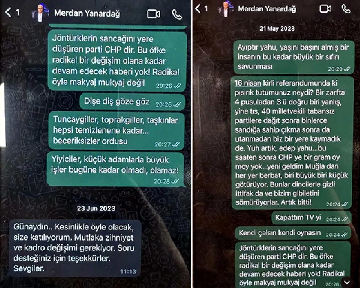 Ajan hüseyin gün'den, merdan yanardağ'a skandal talimatlar! Mesajlar ortaya çıktı ajan huseyin gunden merdan yanardaga skandal talimatlar mesajlar ortaya cikti 10 iustitia. Bg i̇stanbul cumhuriyet başsavcılığı, emniyet ve milli i̇stihbarat teşkilatı (mi̇t), i̇ngiliz istihbaratı mi6... Iustitia. Bg ajan hüseyin gün'den, merdan yanardağ'a skandal talimatlar! Mesajlar ortaya çıktı 2025-10-25 18:20:00 adalet - iustitia. Bg