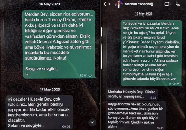 Ajan Hüseyin Gün'den, Merdan Yanardağ'a skandal talimatlar! Mesajlar ortaya çıktı
