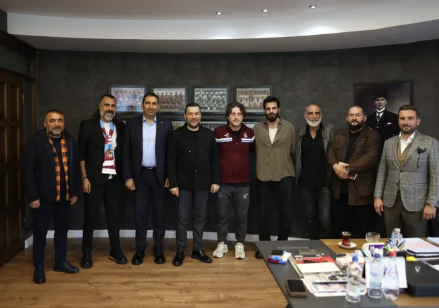 “Mehmed: Fetihler Sultanı” dizi ekibi Trabzonspor’u ziyaret etti!