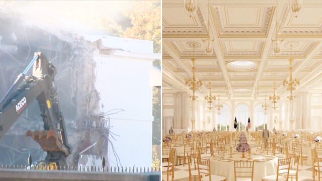 Teilabriss im Gange: "Er wird wunderschön" – so soll Trumps Ballsaal im Weißen Haus aussehen
