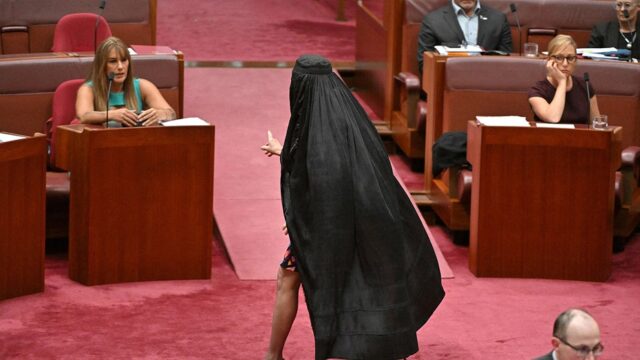 Australian senator wears burqa after move to block her face-covering ban bill 2025