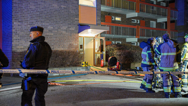 Brand i trapphus – polisen utreder mordbrand 2025