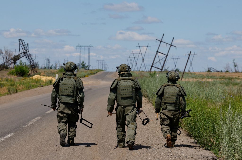 Ναρκοσυλλέκτες σε κουρσκ