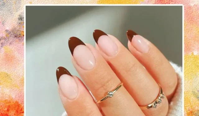 Еспресо маникюр: 5 актуални дизайна за тъмни нокти 2025