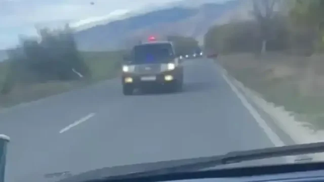 Кортеж на НСО лети в насрещното /ВИДЕО/ 2025