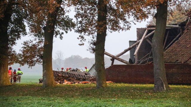Dode en gewonde na instorten schuur in Bellingwolde 2025