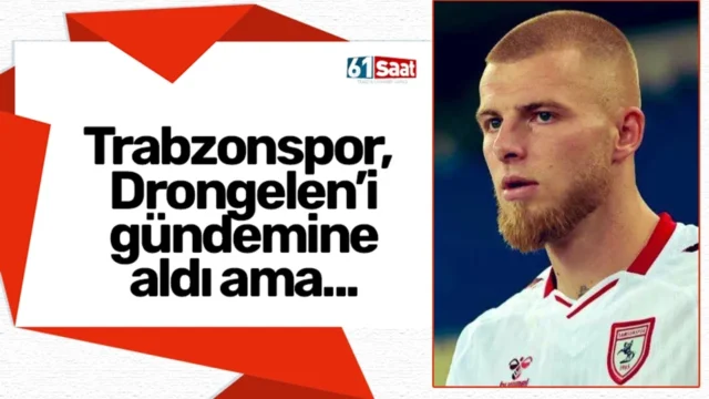 Trabzonspor, Drongelen’i gündemine aldı ama... 2025