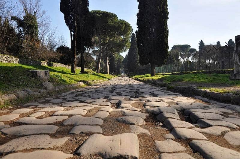 Rome via appia antica italy