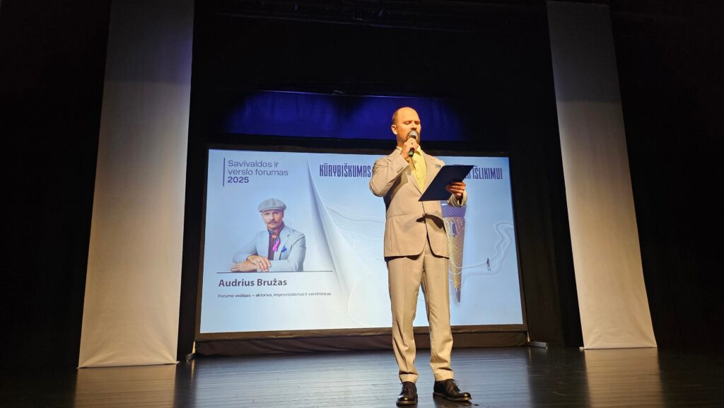 Aštuntasis savivaldos ir verslo forumas – kūrybiškumo triumfas 2025 astuntasis savivaldos ir verslo forumas kurybiskumo triumfas 2025 10 iustitia. Bg klaipėdos rajono savivaldos ir verslo aštuntasis forumas gargždų kultūros centre trečiadienį sulaukė ypatingo dėmesio: kupina dalyvių salė negailėjo aplodismentų įkvepiantiems... Aštuntasis savivaldos ir verslo forumas – kūrybiškumo triumfas 2025 2025-11-27 11:33:49 teisingumas - iustitia. Bg