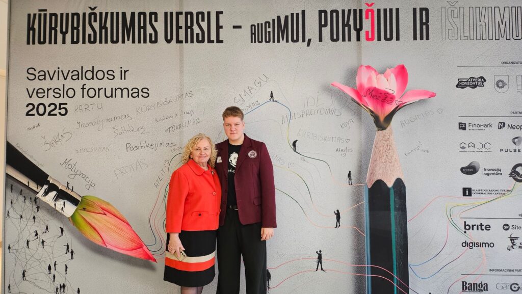 Aštuntasis savivaldos ir verslo forumas – kūrybiškumo triumfas 2025 astuntasis savivaldos ir verslo forumas kurybiskumo triumfas 2025 18 iustitia. Bg klaipėdos rajono savivaldos ir verslo aštuntasis forumas gargždų kultūros centre trečiadienį sulaukė ypatingo dėmesio: kupina dalyvių salė negailėjo aplodismentų įkvepiantiems... Aštuntasis savivaldos ir verslo forumas – kūrybiškumo triumfas 2025 2025-11-27 11:33:49 teisingumas - iustitia. Bg