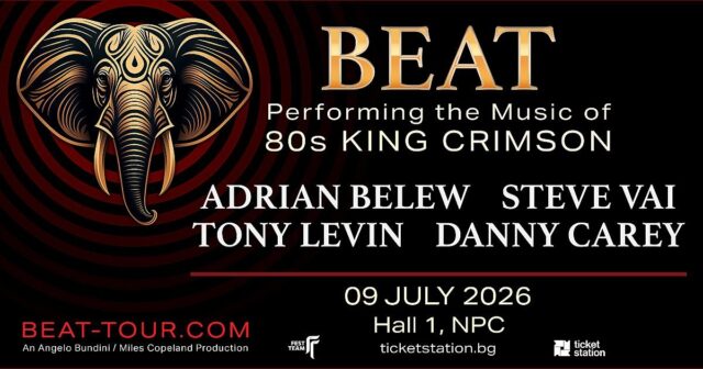 BEAT: King Crimson Celebration Show идва в София! 2025