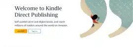 Kindledirectpublishing скриншот од главниот вебсајт