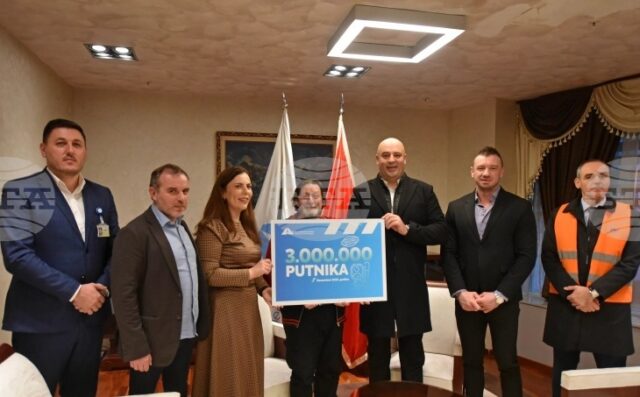 МИНА: Летищата на Черна гора поставиха рекорд от три милиона пътници за една година 2025