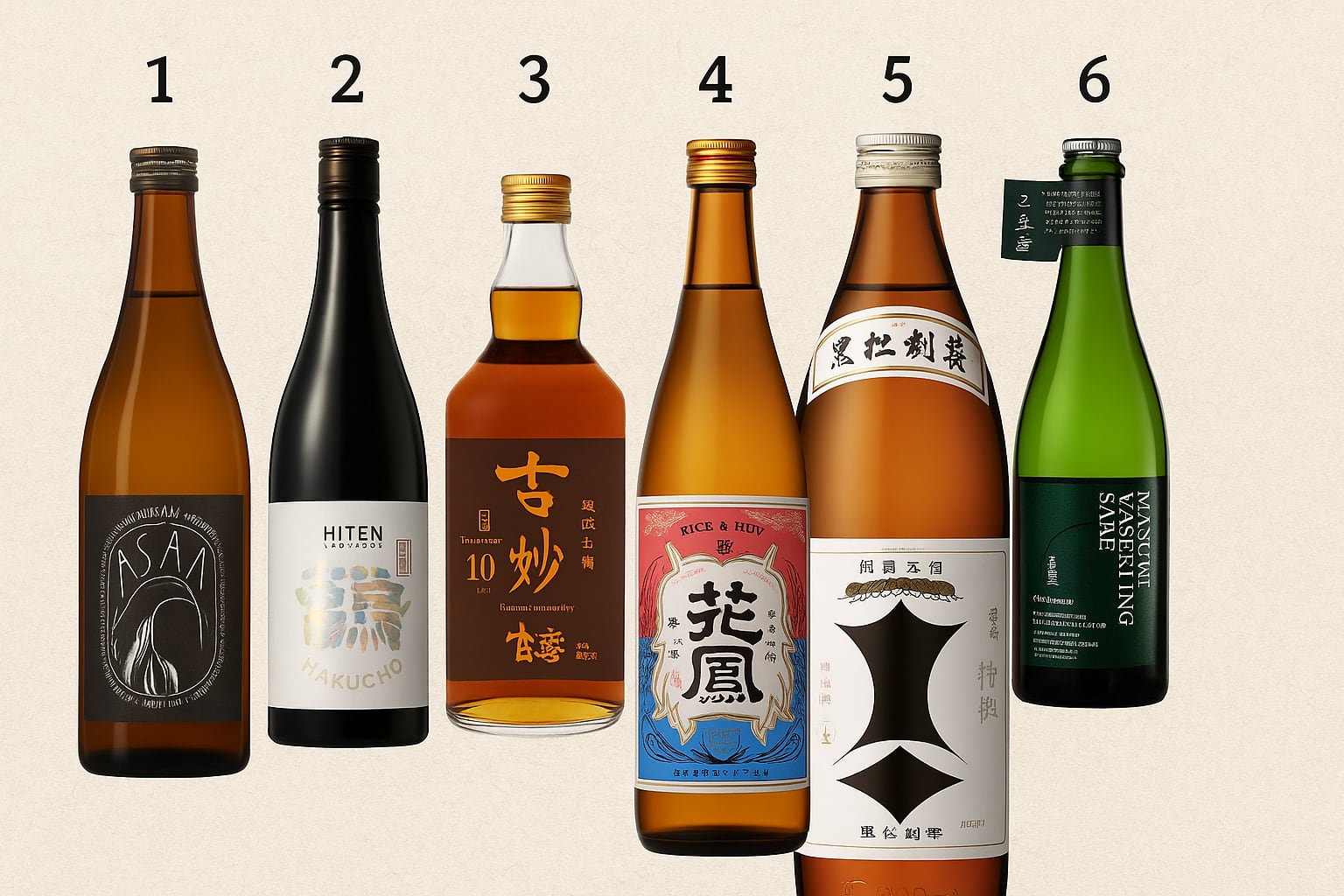 6 bouteilles à découvrir