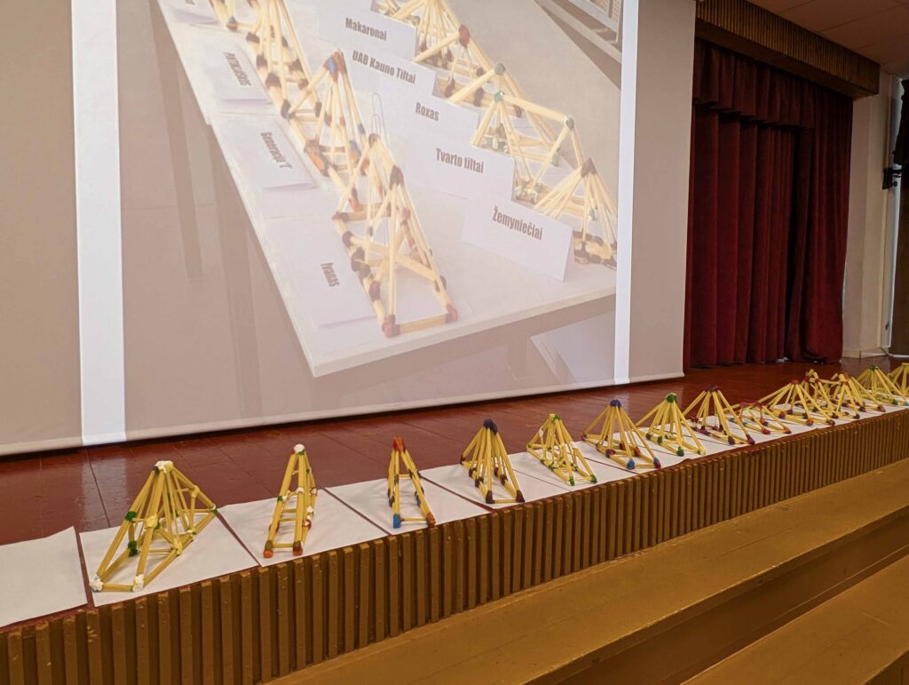 Akiratyje gimnazijoje vyko nacionalinis čempionatas ,,makaronų tiltai 2025“ 2025 gimnazijoje vyko nacionalinis cempionatas makaronu tiltai 2025 2025 101 akiratyje iustitia. Bg gargždų „vaivorykštės“ gimnazijoje antrą kartą surengtas nacionalinis mokinių čempionatas „makaronų tiltai 2025“, organizuojamas vilnius tech universiteto. Čempionato... Gimnazijoje vyko nacionalinis čempionatas ,,makaronų tiltai 2025“ 2025 2025-12-03 09:48:42 teisingumas - iustitia. Bg akiratyje