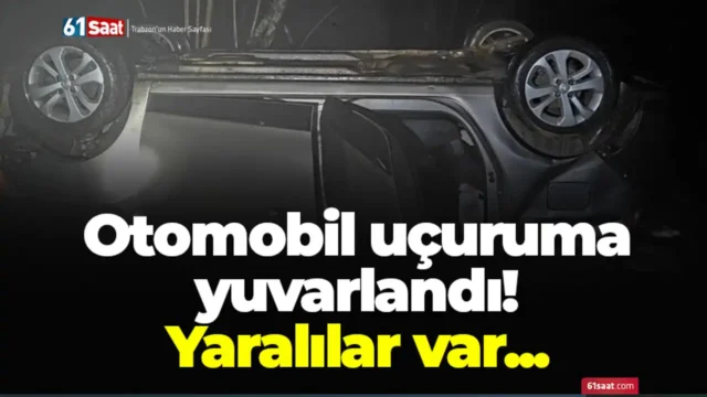 Otomobil uçuruma yuvarlandı! Yaralılar var... 2025