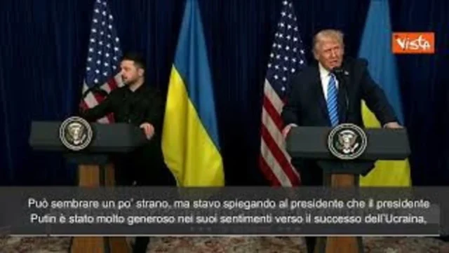 Trump: "Putin vuole che l'Ucraina abbia successo" e Zelensky sorride 2025