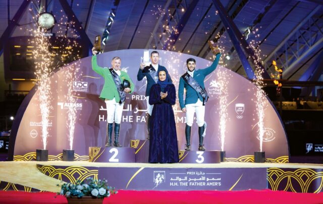 تتويج الفائزين في ختام الجولة الثالثة من جائزة سمو الأمير الوالد للفروسية 2026