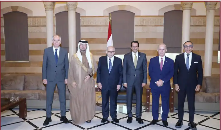 سفير دولة قطر يشارك في اجتماع رئيس الوزراء اللبناني مع سفراء دول اللجنة الخماسية 2026