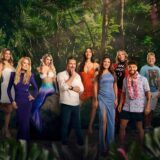 Gruppenbild der dschungelcamp-kandidaten 2026: von links: stephen dürr, patrick romer, gil ofarim, eva benetatou, mirja du mont, ariel, hardy krüger, samira yavuz, simone ballack, nicole belstler-boettcher, umut tekin und hubert fella.