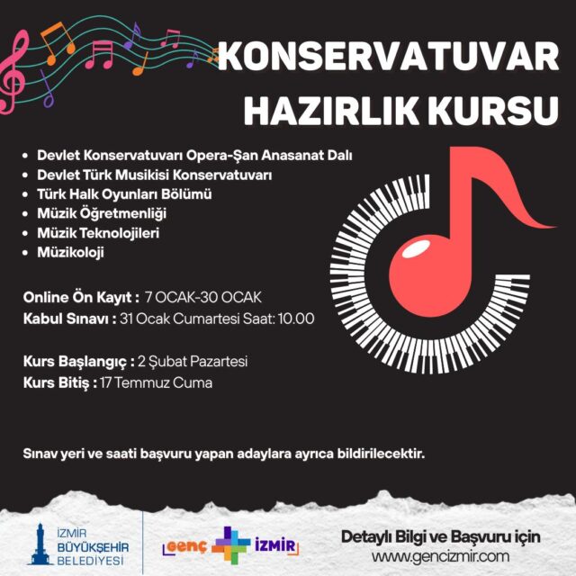 İzmirli Gençlerin Konservatuvar Hayali Gerçek Oluyor! Başvurular Başladı İzmirli Gençlerin Konservatuvar Hayali Gerçek Oluyor! Başvurular Başladı 2026