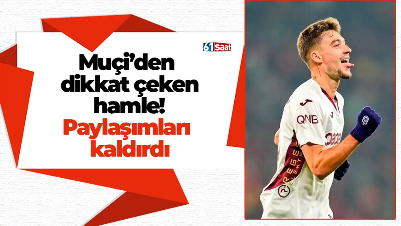 Trabzonspor muçi’den dikkat çeken hamle! Paylaşımları kaldırdı 2026 den dikkat eken hamle payla mlar kald 2026 trabzonspor iustitia. Bg son günlerde sosyal medyada, muçi’nin trabzonspor’a transfer olduğu günden bu yana bordo-mavili kulüple... Iustitia. Bg muçi’den dikkat çeken hamle! Paylaşımları kaldırdı 2026 2026-02-18 22:42:00 adalet - iustitia. Bg trabzonspor