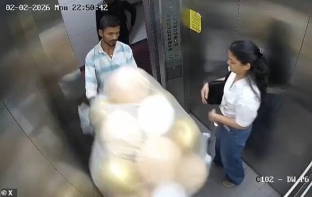 Φλεγόμενη έκρηξη σε ασανσέρ από… μπαλόνια πάρτι – Δείτε το σοκαριστικό βίντεο 2026