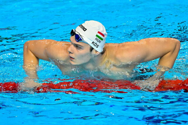Hubert Kós Named Best Swimmer At U.S. College Championships 2026