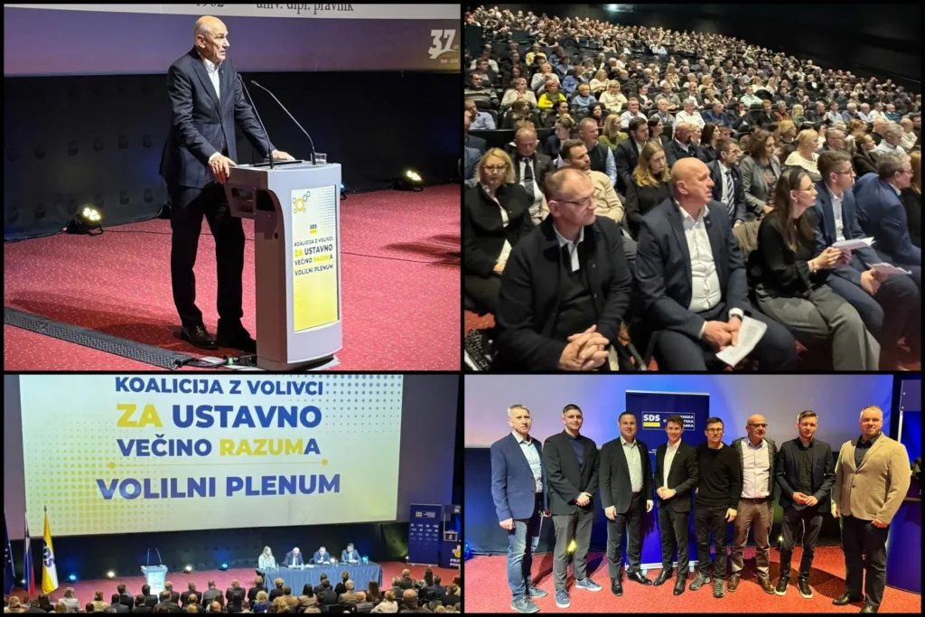 Janša po volilnem plenumu SDS: “Na poti do zmage” 2026
