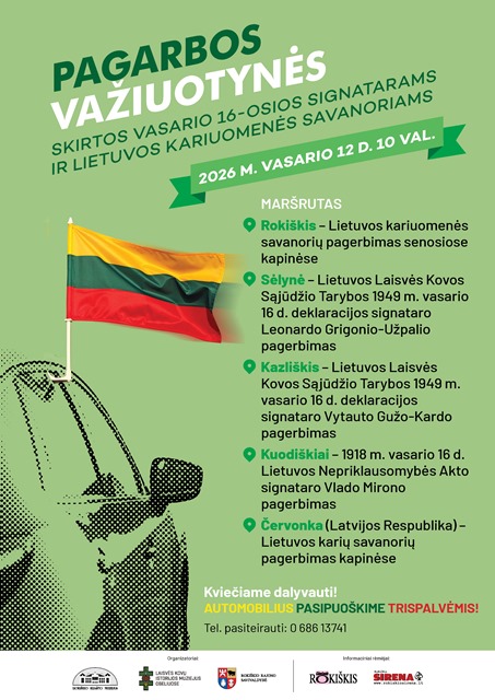 Laisvalaikis rokiškio krašto muziejus kviečia 2026 roki kio kra muziejus kvie 2026 5 laisvalaikis iustitia. Bg gimtasis rokiškis
rokiškio krašto muziejus
vasario 13 d. 18 val. Protų mūšis „pažinkime savo valstybę“. Registracija el. Paštu vasario16@muziejusrokiskyje. Lt vasario 17 d. 11... Rokiškio krašto muziejus kviečia 2026 2026-02-04 05:42:29 teisingumas - iustitia. Bg laisvalaikis