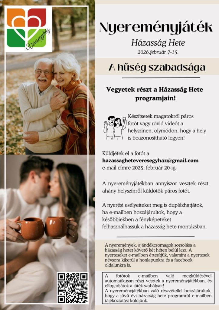 Házasság hete dunakeszi, váci, veresegyházi, verőcei programokkal, kezdeményezésekkel 2026 - igazságszolgáltatás - iustitia. Bg Aktuális házasság hete dunakeszi, váci, veresegyházi, verőcei programokkal, kezdeményezésekkel 2026 zass hete dunakeszi veresegyh ver cei programokkal kezd 2 aktuális iustitia. Bg -több mint két évtizede angliából indult el a házasság hete kezdeményezés, amely valentin-nap környékén... Iustitia. Bg házasság hete dunakeszi, váci, veresegyházi, verőcei programokkal, kezdeményezésekkel 2026 2026-02-05 11:37:27 igazságszolgáltatás - iustitia. Bg aktuális