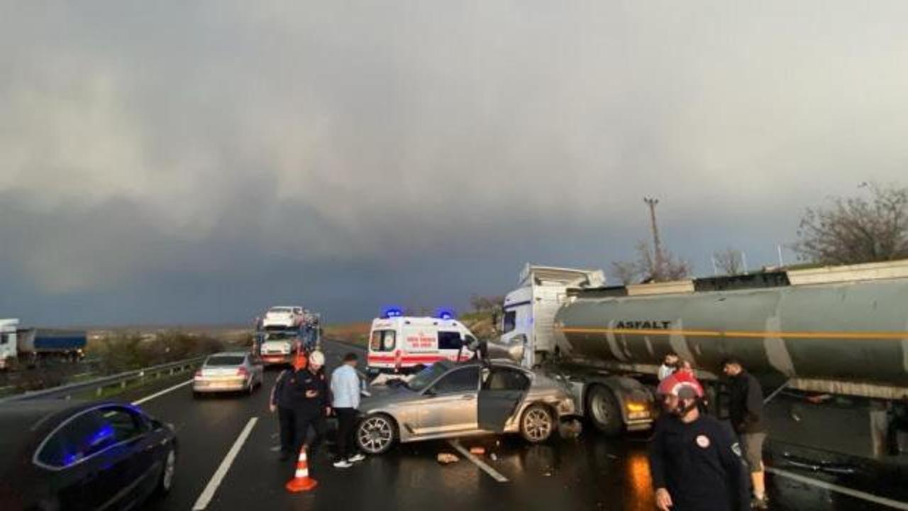 Şanlıurfa'da zincirleme trafik kazası: 1 ölü, 5 yaralı 2026
