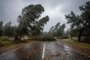 אזהרה ליממה הקרובה: הפסקות חשמל, קריסת עצים וקפיצות מתח