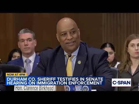 Durham sheriff defends policies in testimony before Congress 2026
