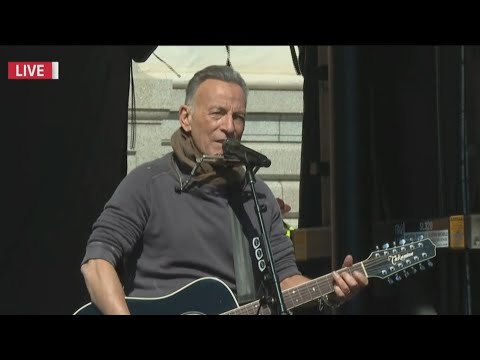 ‘Embarrassing and cringeworthy’: Springsteen attacked over anti-ICE stunt 2026