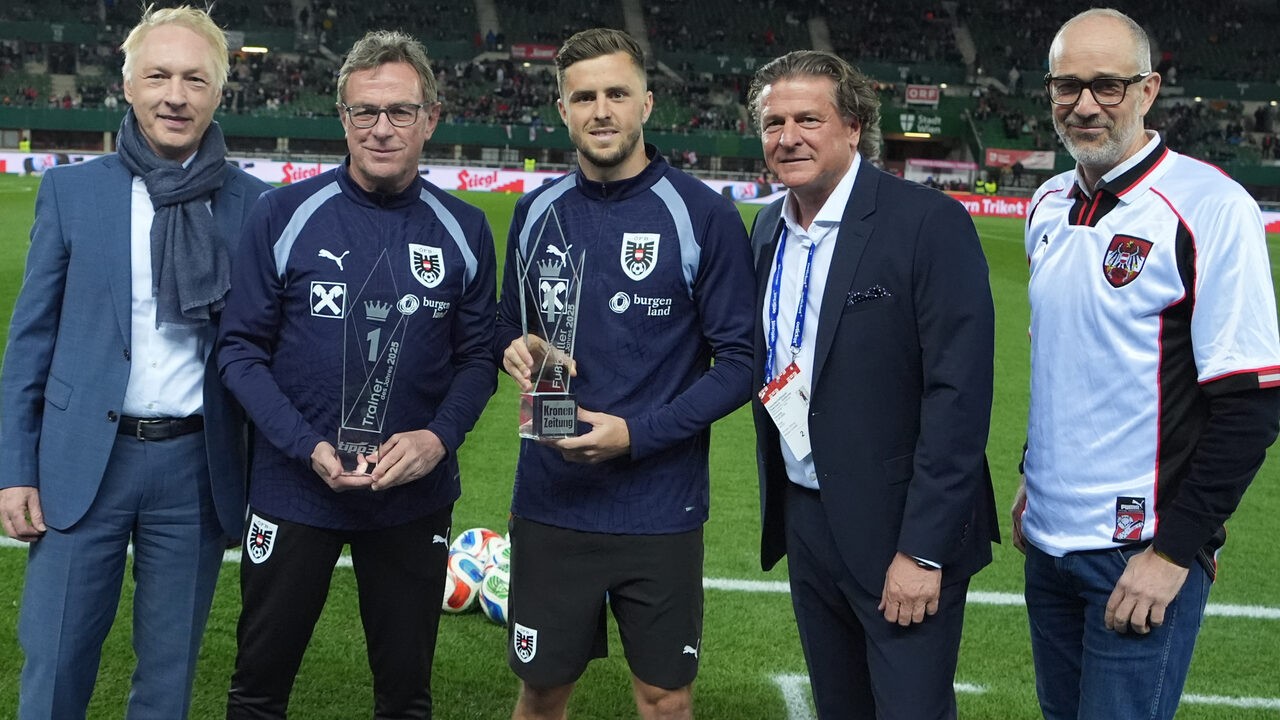 Im happel-stadion - die „krone“ ehrt fußballer und trainer des jahres 2026