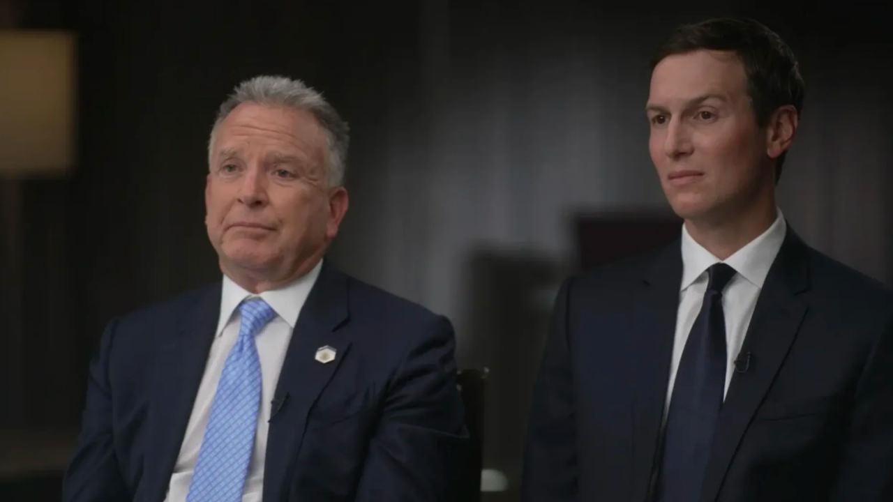 Abd heyetinde başkan donald trump'ın özel temsilcisi steve witkoff ve trump'ın damadı ve eski başdanışmanı jared kushner