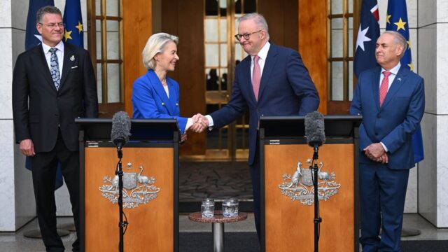 EU sluit in zoektocht naar nieuwe vrienden na 8 jaar handelsdeal met Australië  2026