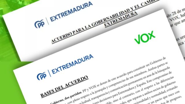 Ahora, con más extrema derecha: el pacto PP-Vox en Extremadura supera al de 2023 en xenofobia y negacionismo 2026