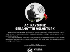 Avrasya Üniversitesi, Sebahattin Aslantürk Başsağlığı İlanı 2026 Avrasya Üniversitesi, Sebahattin Aslantürk Başsağlığı İlanı 2026