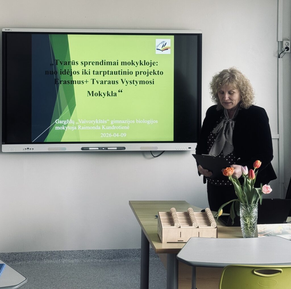 Akiratyje dirbtinis intelektas ir tvarumas mokykloje: inovatyvi diena gargždų „vaivorykštės“ gimnazijoje 2026 dirbtinis intelektas tvarumas mokykloje inovatyvi diena 9 akiratyje iustitia. Bg ar įmanoma suderinti dirbtinį intelektą ir tvarumo idėjas mokykloje? Gargždų „vaivorykštės“ gimnazijoje vykusi metodinė diena parodė, kad šis derinys ne tik įmanomas, bet... Dirbtinis intelektas ir tvarumas mokykloje: inovatyvi diena gargždų „vaivorykštės“ gimnazijoje 2026 2026-04-13 10:13:55 teisingumas - iustitia. Bg akiratyje