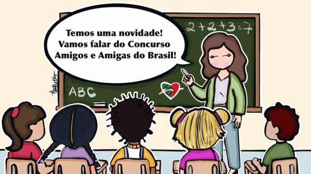 Miúdos da Ponte e o concurso Amigos e Amigas do Brasil 2026