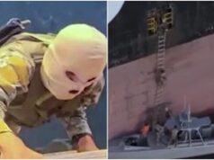 Iranas parodė, kaip užėmė du krovininius laivus Hormūzo sąsiauryje 2026 Iranas parodė, kaip užėmė du krovininius laivus Hormūzo sąsiauryje 2026