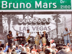 Кръстиха улица на певеца Бруно Марс в Лас Вегас 2026 Кръстиха улица на певеца Бруно Марс в Лас Вегас 2026