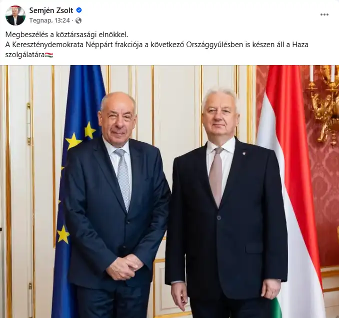 Fidesz-kdnp mondd meg semjén zsolt facebook-oldala alapján, hogy mi lett a választások eredménye 2026 mondd meg semj zsolt facebook oldala alapj hogy lett la 5 fidesz-kdnp iustitia. Bg azt megírtuk korábban, hogy az ország felszántásában... Iustitia. Bg mondd meg semjén zsolt facebook-oldala alapján, hogy mi lett a választások eredménye 2026 2026-04-16 15:40:02 igazságszolgáltatás - iustitia. Bg fidesz-kdnp