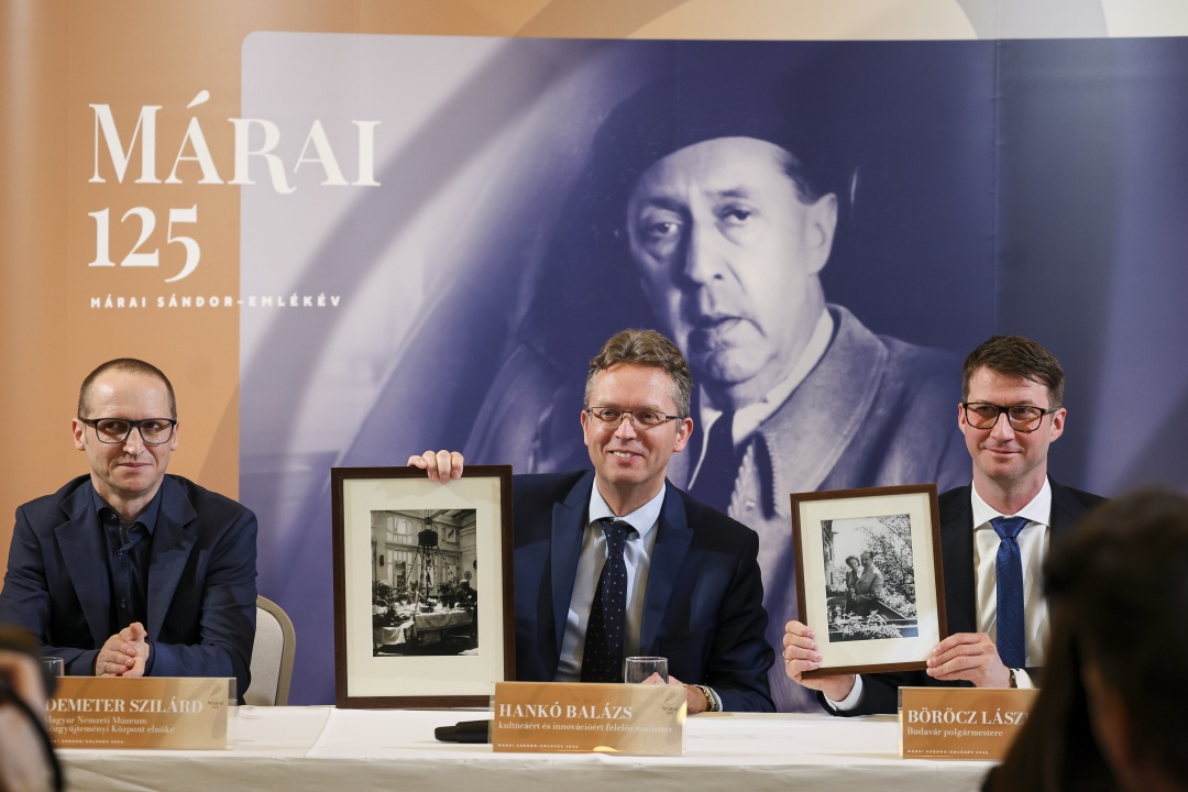 Writer’s desk returns to buda: márai exhibition opens during memorial year