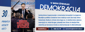 Demokracija v novi demokraciji preberite: arogantni in koruptivni janković hoče z golobom še naprej vladati; soroseva mreža za demonizacijo in diskreditacijo; intervjuja: anže burger in ivan sivec 2026 novi demokraciji preberite arogantni koruptivni jankovi demokracija iustitia. Bg piše: g. B.  
izšla je nova številka revije demokracija! V njej objavljamo, kako ljubljanski župan zoran... Iustitia. Bg v novi demokraciji preberite: arogantni in koruptivni janković hoče z golobom še naprej vladati; soroseva mreža za demonizacijo in diskreditacijo; intervjuja: anže burger in ivan sivec 2026 2026-04-08 19:05:16 pravosodje - iustitia. Bg demokracija