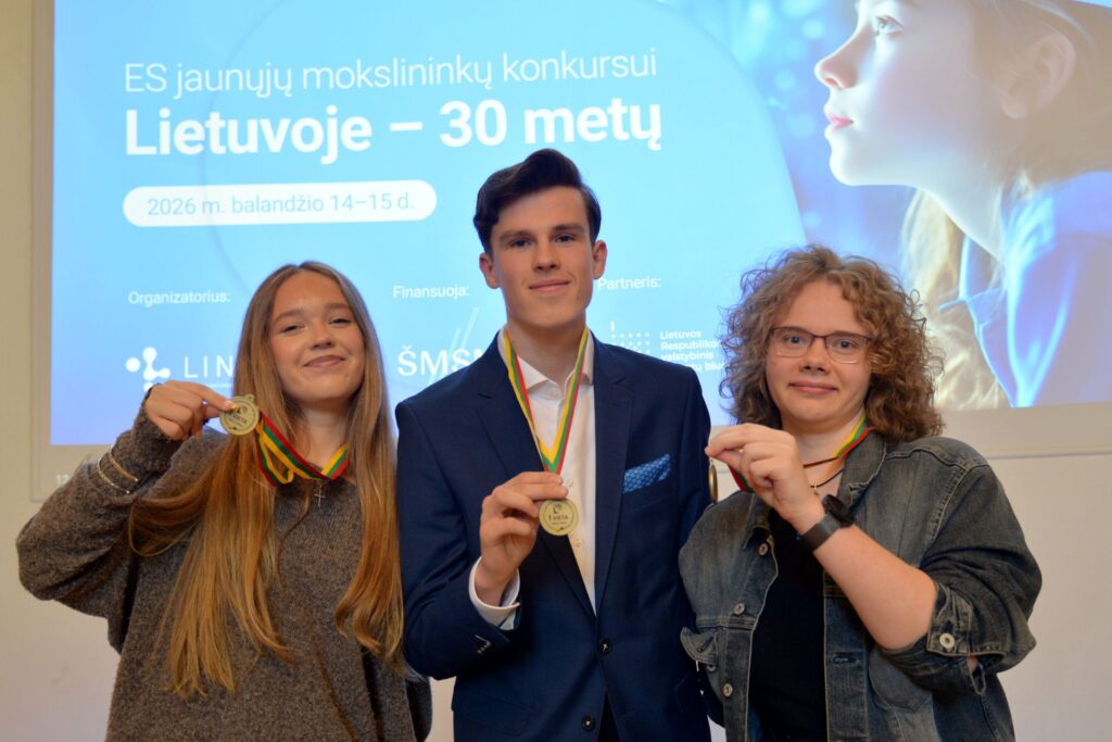 Paskelbti es jaunųjų mokslininkų konkurso nacionalinio etapo nugalėtojai – lietuvą pasaulyje garsins 3 moksleiviai 2026 - teisingumas - iustitia. Bg Akiratyje paskelbti es jaunųjų mokslininkų konkurso nacionalinio etapo nugalėtojai – lietuvą pasaulyje garsins 3 moksleiviai 2026 paskelbti jaun mokslinink konkurso nacionalinio etapo n akiratyje iustitia. Bg balandžio 15 d. , trečiadienį, švietimo, mokslo ir sporto ministerijoje paskelbti es jaunųjų mokslininkų konkurso nacionalinio etapo rezultatai. Pirmosios vietos laimėtojais... Paskelbti es jaunųjų mokslininkų konkurso nacionalinio etapo nugalėtojai – lietuvą pasaulyje garsins 3 moksleiviai 2026 2026-04-16 07:17:37 teisingumas - iustitia. Bg akiratyje