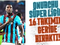 Süper Ligin 16 takımı Trabzonsporlu Onuachu’nun gerisinde kaldı… 2026 Süper Ligin 16 takımı Trabzonsporlu Onuachu'nun gerisinde kaldı... 2026